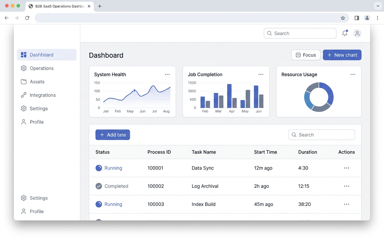 Ops dashboard design